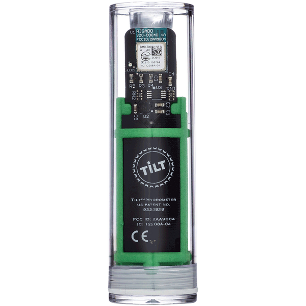 Tilt™ Hydrometer and Thermometer - Green