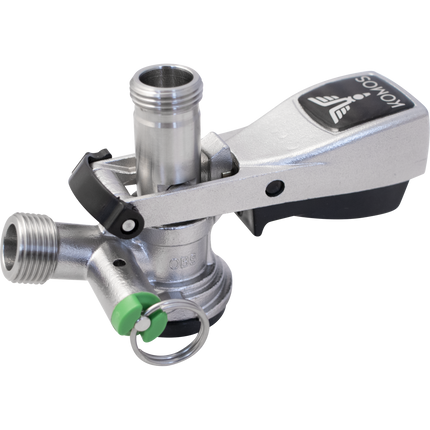 KOMOS Keg Coupler - D-Style Sanke Coupler with PRV (Stainless)