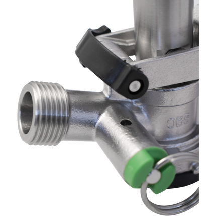 KOMOS Keg Coupler - D-Style Sanke Coupler with PRV (Stainless)