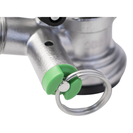 KOMOS Keg Coupler - D-Style Sanke Coupler with PRV (Stainless)