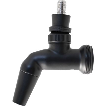Nukatap Stealth Bomber Stainless Steel Faucet (Matte Black / Black Spout)