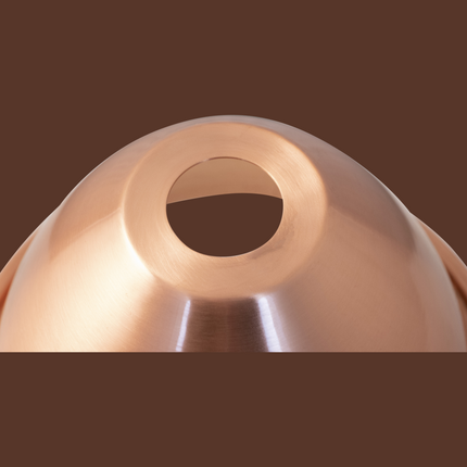 AlcoEngine - Copper Alembic Domed Distillation Lid - 6 mm