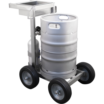 Rolling Cart for Cellar Kegs