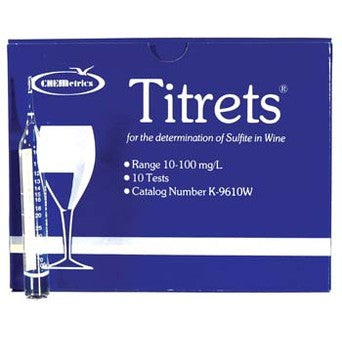 Sulfite Test Kit - Titrets