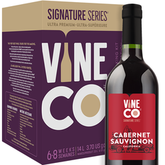 Wine Kit - VineCo - Signature Series - Cabernet Sauvignon, California (Includes Skins)