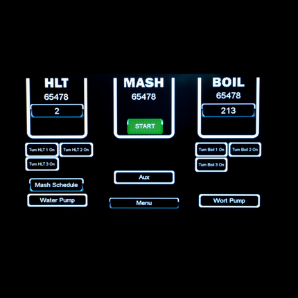 Touch Screen Control Panel for 7 bbl MoreBeer! Pro Brewing System