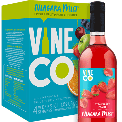 Wine Kit - VineCo - Niagara Mist - Strawberry