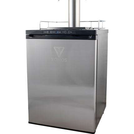 Komos V2 Kegerator - Wine Kegerator - with Stainless Tower, NukaTap SS Faucet, Regulator Adapter - FREIGHT ONLY - PLACEHOLDER