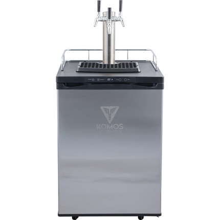 Komos V2 Kegerator - Wine Kegerator - with Stainless Tower, NukaTap SS Faucet, Regulator Adapter - PLACEHOLDER