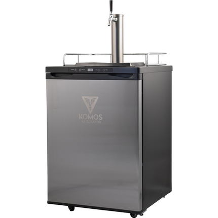 Komos V2 Kegerator - Wine Kegerator - with Stainless Tower, NukaTap SS Faucet, Regulator Adapter - PLACEHOLDER