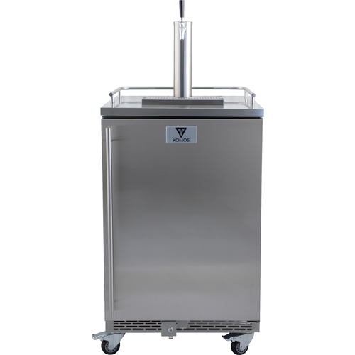 Komos Stainless Steel Outdoor Kegerator with Stainless Tower and NukaTap Faucets - PLACEHOLDER
