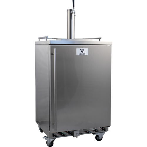 Komos Stainless Steel Outdoor Kegerator with Stainless Tower and NukaTap Faucets - PLACEHOLDER