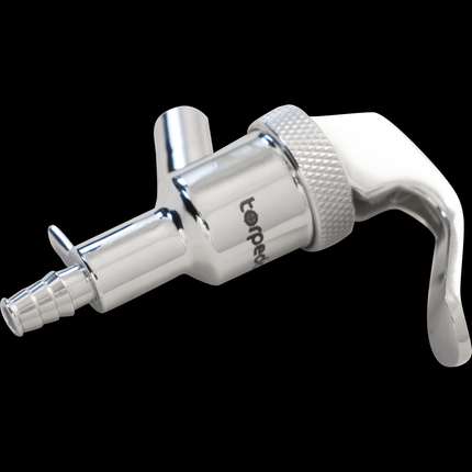 Torpedo Keg Faucet - Stainless Steel - Handheld (Picnic Tap) - 1/4 in. Barb