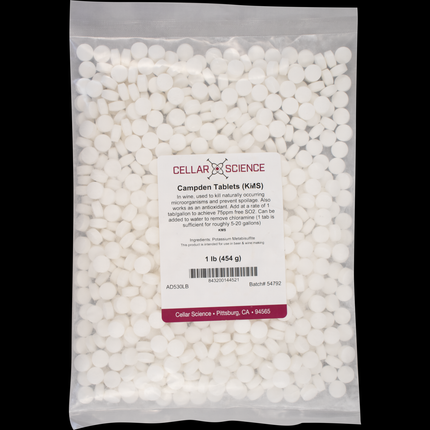 Campden Tablets - Potassium Metabisulfite (KMS) - PLACEHOLDER