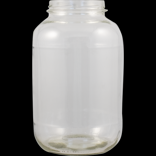 1 Gallon Glass Jar Fermenter Kit - Lug Finish - S-Shaped Airlock