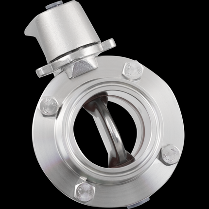 ForgeFit - 2 in. T.C. Butterfly Valve (304 S/S) 7 Position - Stainless Handle