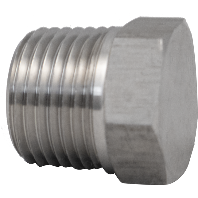 Stainless plug - 1/2 in. MPT Plug - Solid