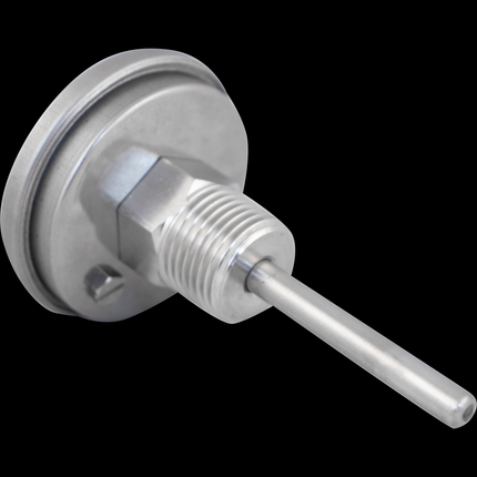 1/2" MPT Dial Thermometer for Kettles - 2 in. Face
