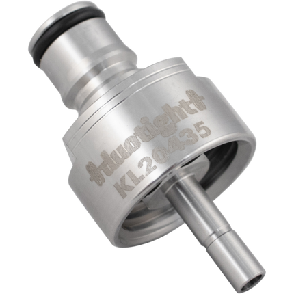 Carbonation & Line Cleaning Cap - Stainless - Ball Lock Quick Disconnect (QD) (Bev/Gas Compatible) - Duotight Compatible