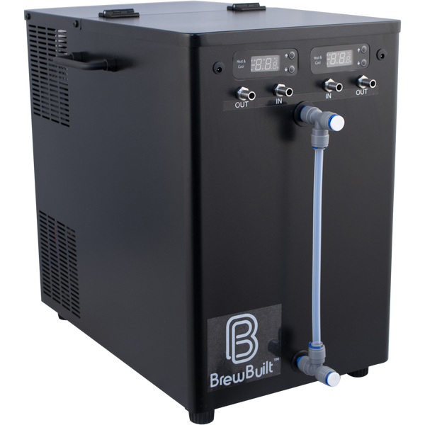 BrewBuilt® IceMaster Max 2  | Glycol Chiller | 2 Built In Temperature Controllers & Pumps | 1700btu | 110V | 4.5 Gal. Tank