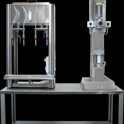 EnoItalia Semimanual Mono Block Filler and Corker