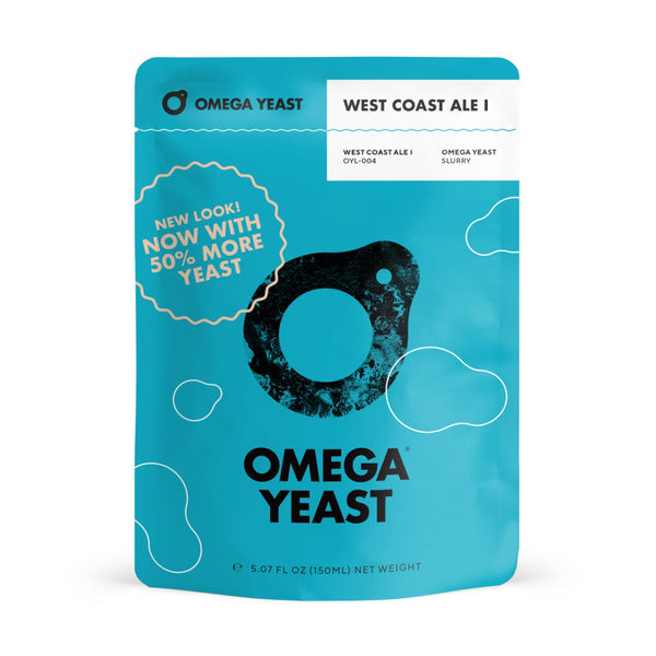 Omega Yeast | OYL-004 West Coast Ale I | Beer Yeast | Double Pitch | 225 Billion Cells