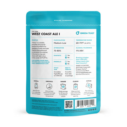 Omega Yeast - West Coast Ale I