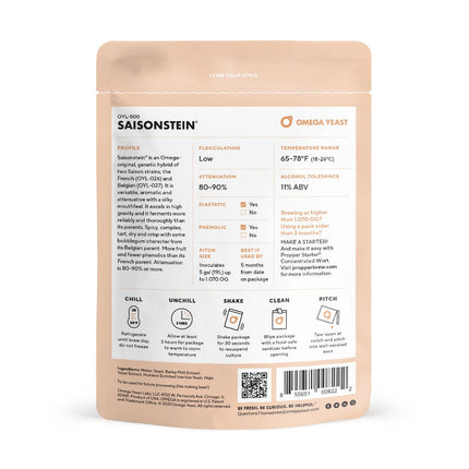 Omega Yeast - Saisonstein's Monster
