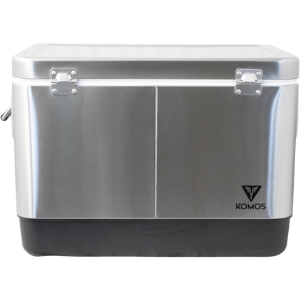 KOMOS Stainless 4 Tap Jockey Box - Front Entry