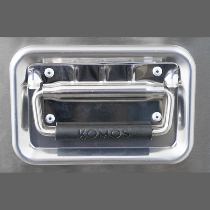 KOMOS Stainless 4 Tap Jockey Box - Front Entry