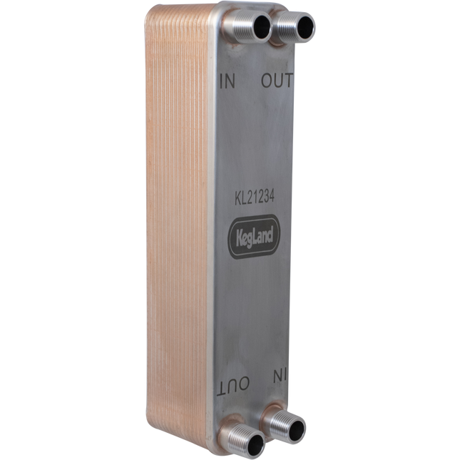MKIV 30 Plate Heat Exchanger 315mm x 73mm x 73mm - 1/2 in. Male BSP