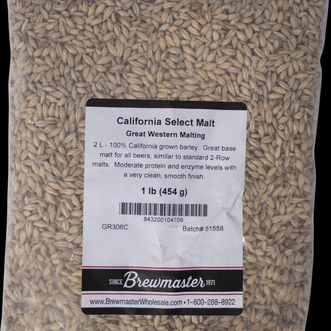 Malt - Great Western California Select (Pure California) - Per Lb (Showroom Only)