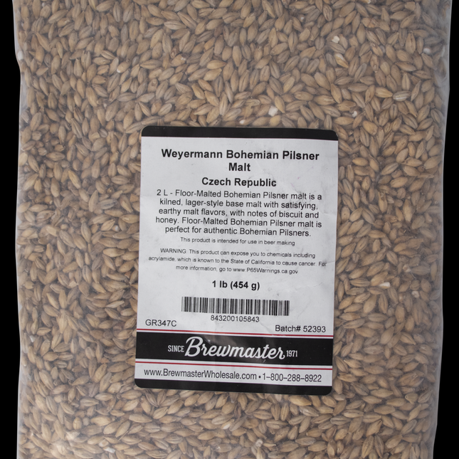 Malt - Floor Malted Bohemian Pilsner - Per Lb (Showroom Only)