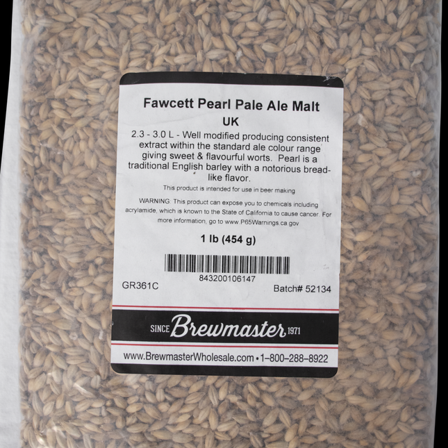 Malt - Fawcett Malting Pearl - Per Lb (Showroom Only)