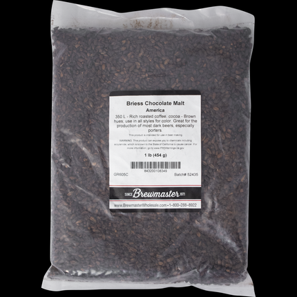 Malt - Briess Chocolate - Per Lb (Showroom Only)