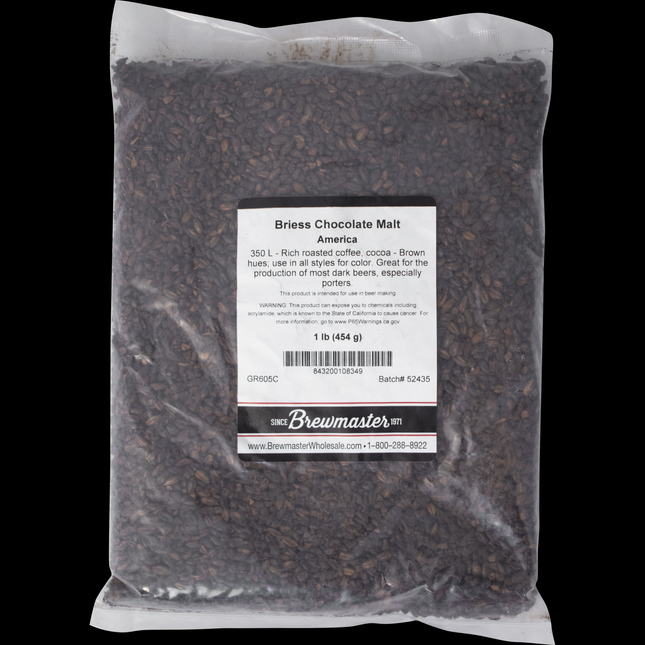 Malt - Briess Chocolate - Per Lb (Showroom Only)