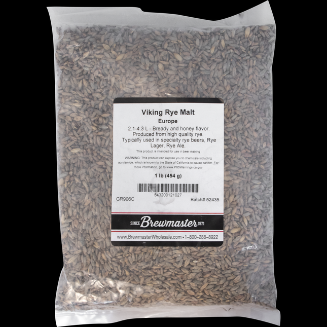 Malt - Viking Malt Rye - Per Lb (Showroom Only)