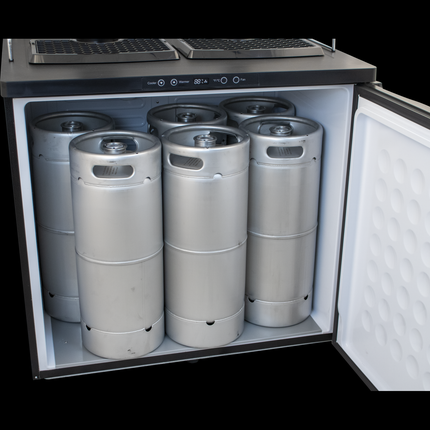 Komos Double-Wide Kegerator with Komos Regulator - REFRIGERATOR ONLY
