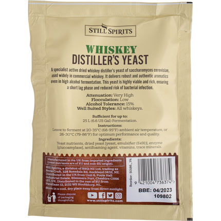 Turbo Yeast - Whiskey Distiller's