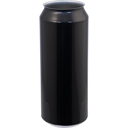 Can Fresh Black Aluminum Cans (500ml/16.9oz) - Case of 207
