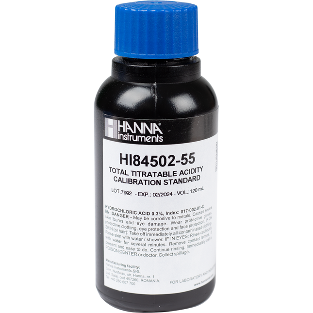 Calibration Solution for MT693 - 120mL(Hanna# HI 84500-55)