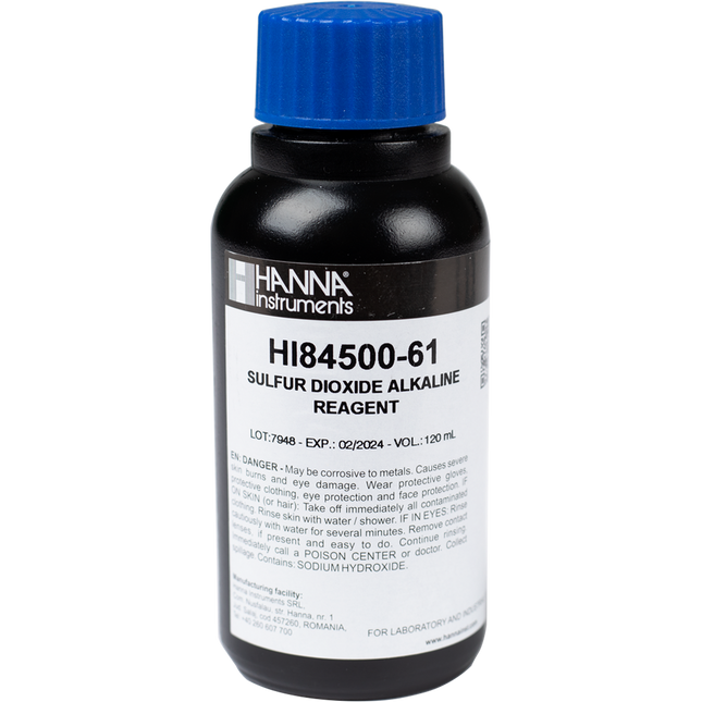 Alkaline Solution for MT693 - 120mL (Hanna# HI 84500-61)