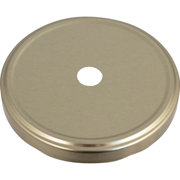 Metal Lid | Punched Airlock Hole | 100mm Lug Finish
