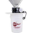 MaltZilla Motorized Grain Mill Complete Kit w/ Hopper, Power Supply, Base Board, MoreBeer Bucket