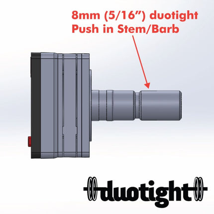 Duotight - 8mm (5/16) - Digital Mini Pressure Gauge - 0-90 psi