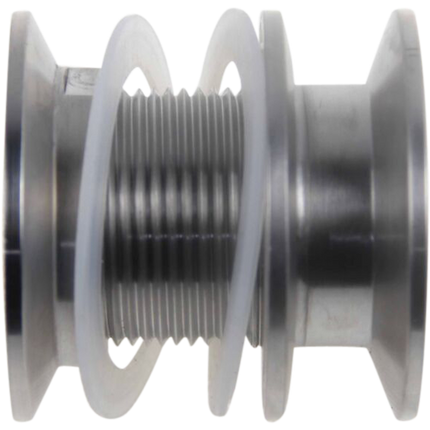 Stainless - 2 in. T.C. Weldless Bulkhead