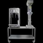 EnoItalia Semimanual Mono Block Filler and Corker | Stainless Trolley Cart | 4 Spout Wine Bottle Filler | 670L/h Fill Rate | Pneumatic Wine Bottle Corker - Refurbished