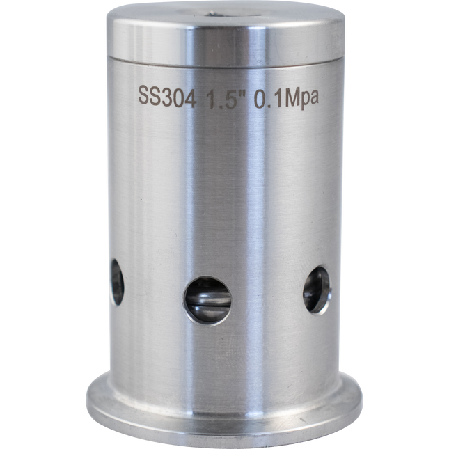 Pressure Relief Valve for Tank -  1 BAR PRV, 1.5 in TC