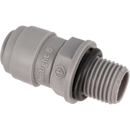 Duotight - 8mm (5/16) x 1/4 in. BSP Male Bulkhead w/ Seated O-Ring & Locking Nut