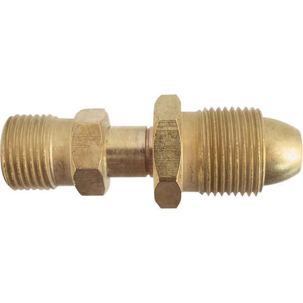KOMOS® CO2 Regulator to Nitrogen or Argon Tank Adapter | CGA320 Male Thread by CGA580 Male Thread
